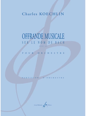 Offrande musicale sur le nom de Bach, op. 187 